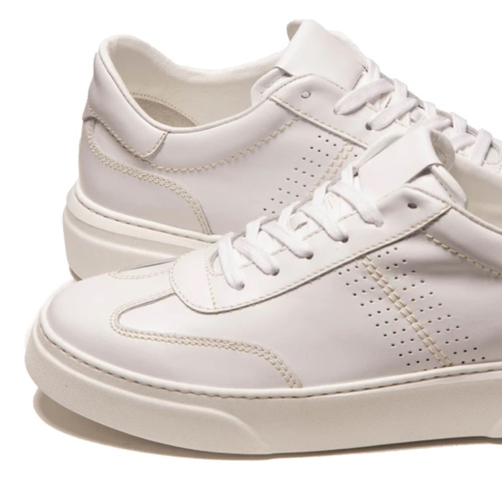L’Intervalle White Leather Sneakers